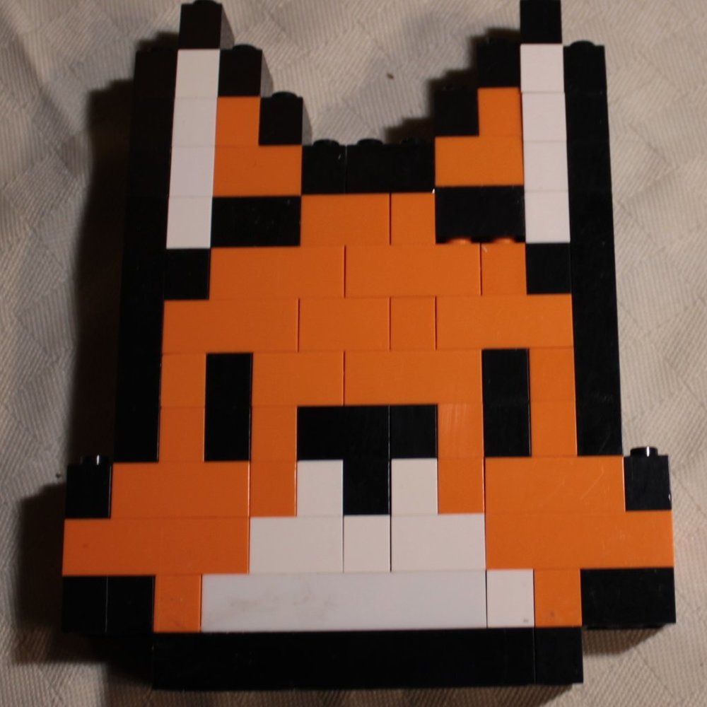 8-Bit Fox Wall Art